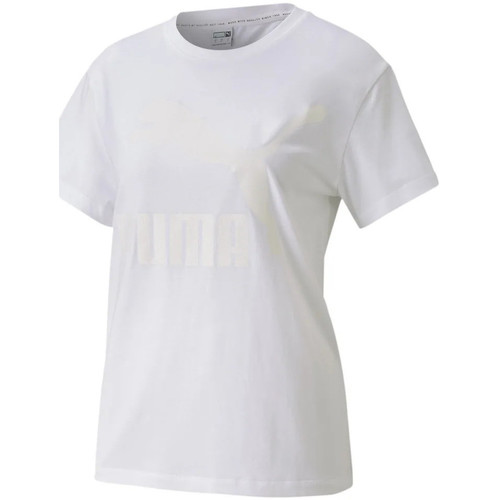 Textil Mulher T-shirts e Pólos Puma  Branco