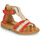 Sapatos Rapariga Sandálias Lion Of Porches GITANOLO Coral / Rosa