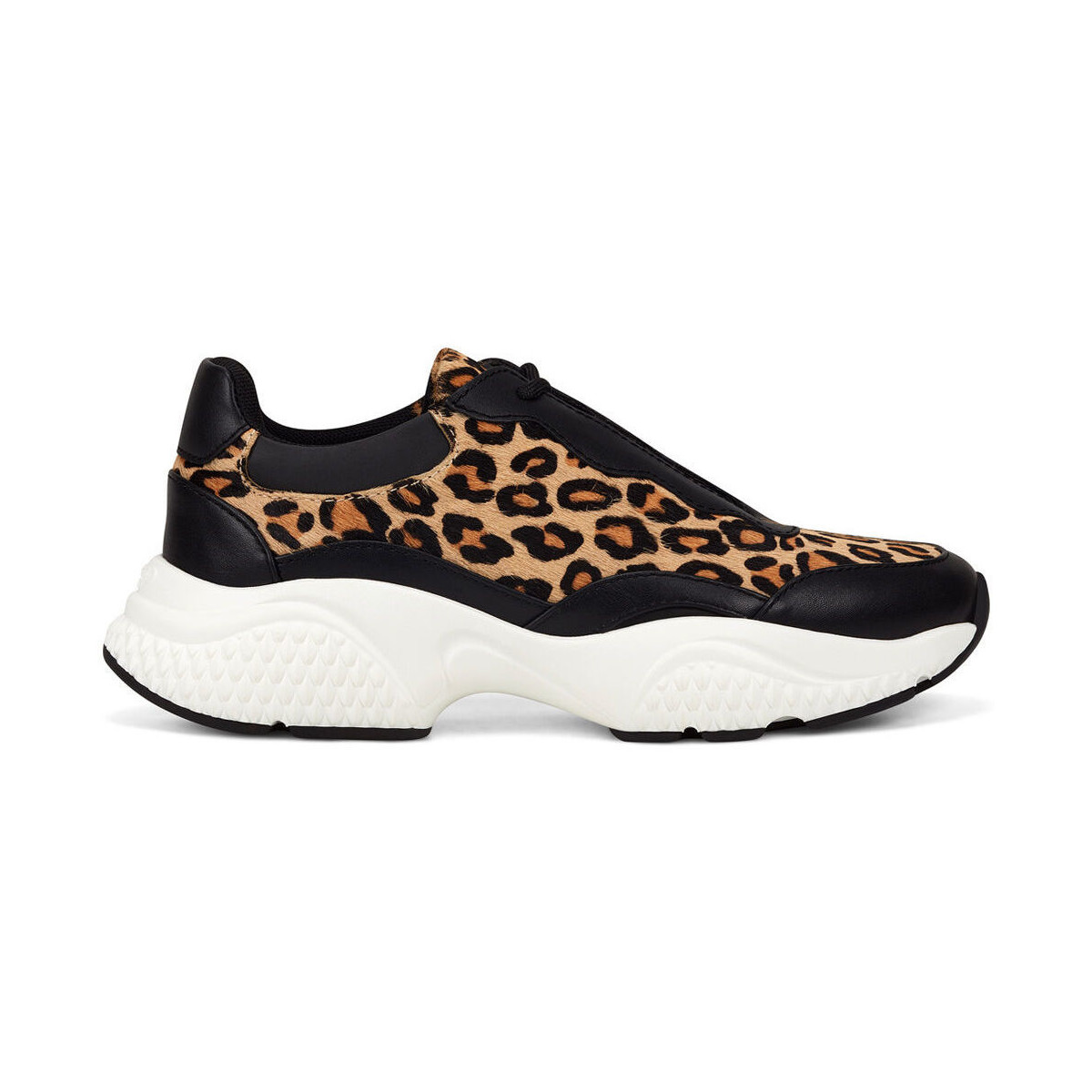 Sapatos Mulher Sapatilhas Ed Hardy Insert runner-wild black/leopard Preto