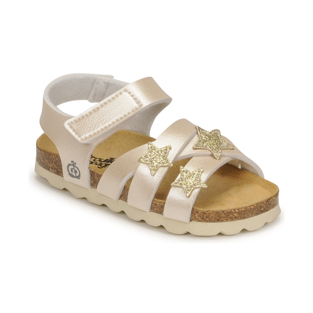 Sapatos Rapariga Sandálias Senses & Shoes OKILIA Ouro