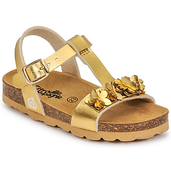 Sapatos Rapariga Sandálias Toalha de mesa KAPIBA Ouro
