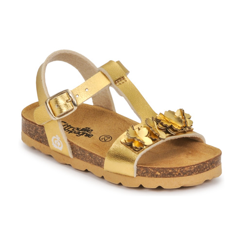 Sapatos Rapariga Sandálias Citrouille et Compagnie KAPIBA Ouro