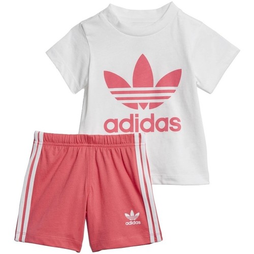 Textil Criança Conjunto adidas brand Originals Short Tee Set Branco