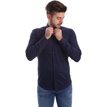 Textil Homem Camisas mangas comprida Automatic CAU22400 Azul