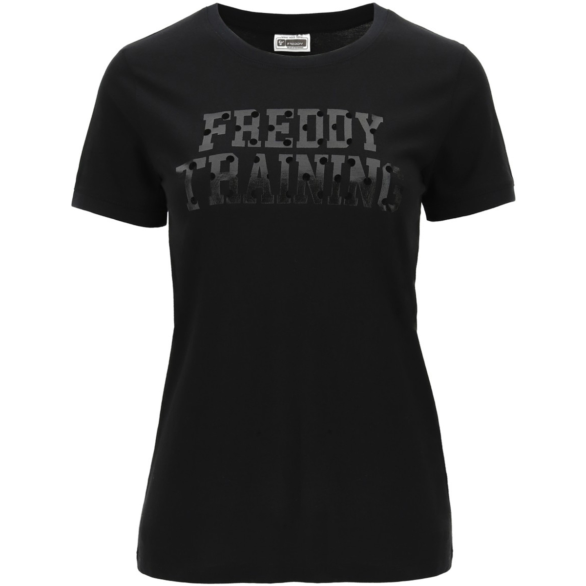 Textil Mulher T-Shirt mangas curtas Freddy F0WTRT1-N Preto