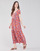 Textil Mulher Vestidos compridos Betty London ODE Vermelho / Multicolor