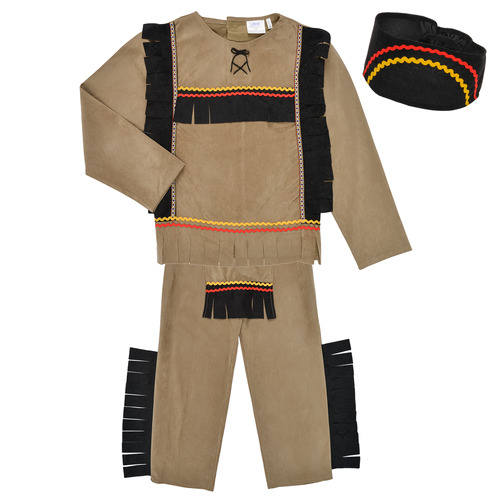Teauf Rapaz Disfarces Fun Costumes COSTUME ENFANT INDIEN BIG BEAR Multicolor