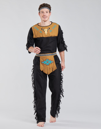 Fun Costumes COSTUME ADULTE INDIEN NOBLE WOLF Multicolor