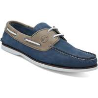 Sapatos Homem Sapato de vela Seajure Vicentina Boat Shoe Camel e Azul