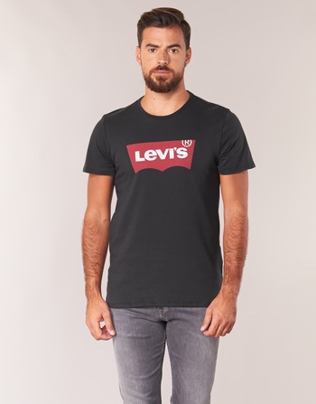Textil Homem T-shirt mangas compridas Levi's GRAPHIC SET IN Preto