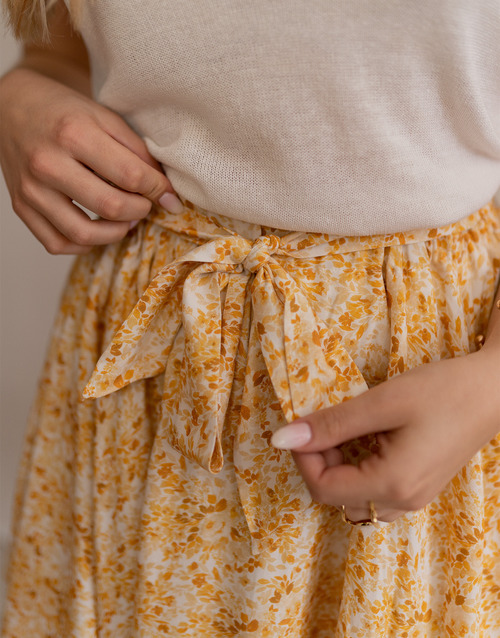 Céleste EGLANTINE Amarelo / Branco