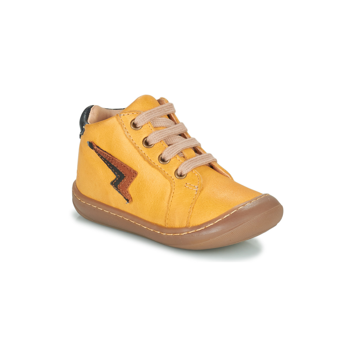 Sapatos Rapaz Sapatilhas de cano-alto GBB APODAMI Amarelo
