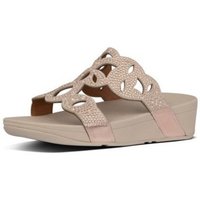 Sapatos Mulher Chinelos FitFlop ELORA CRYSTAL SLIDES ROSE GOLD Preto