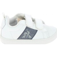 Sapatos Rapaz Sapatilhas Le Coq Sportif Courtclassic BB Blanc Bleu Branco