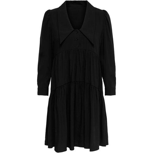Textil Mulher Vestidos Only  Preto