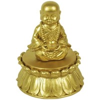 Casa Estatuetas Signes Grimalt Buda Com Caixa De Ouro Ouro