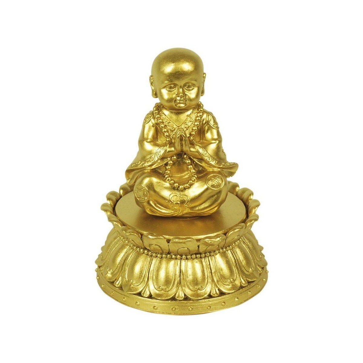 Casa Estatuetas Signes Grimalt Buda Com Caixa De Ouro Ouro