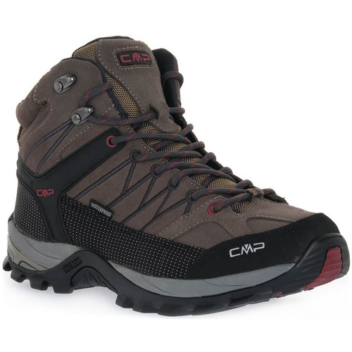 Sapatos Mulher The Happy Monk Cmp 02PD RIGEL MID TREKKING Cinza