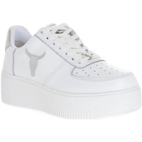 Sapatos Mulher Sapatilhas Windsor Smith RICH BRAVE WHITE SILVER PERLISHED Branco
