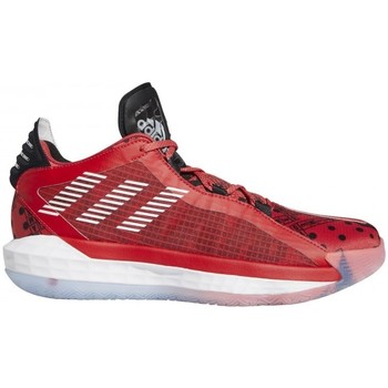 Sapatos Homem Sapatilhas de basquetebol the adidas Originals Dame 6 Gca Vermelho