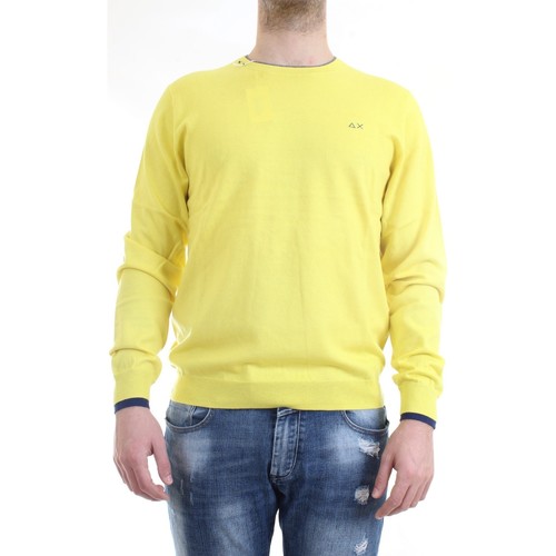 Textil Homem camisolas Sun68 K40105 Amarelo