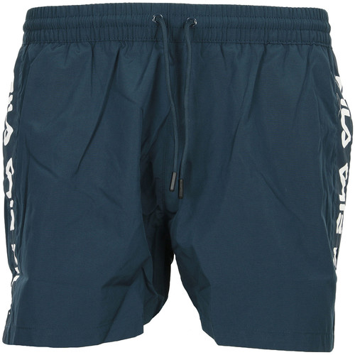 Textil Homem Fatos e shorts de banho Fila Polos mangas compridas Azul