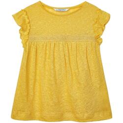Textil Rapariga Tops / Blusas Mayoral  Amarelo