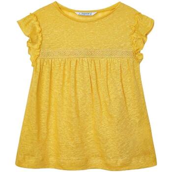 Textil Rapariga T-shirts e Pólos Mayoral  Amarelo