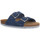 Sapatos Mulher Chinelos Grunland JEANS floral 70SARA Azul