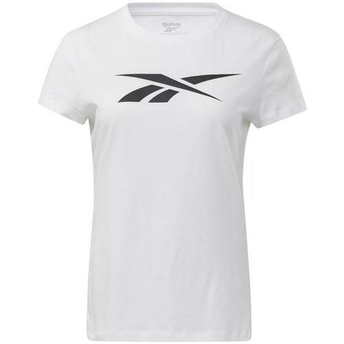 Textil Mulher T-Shirt mangas curtas reebok eur Sport Training Essentials Vector Graphic Branco