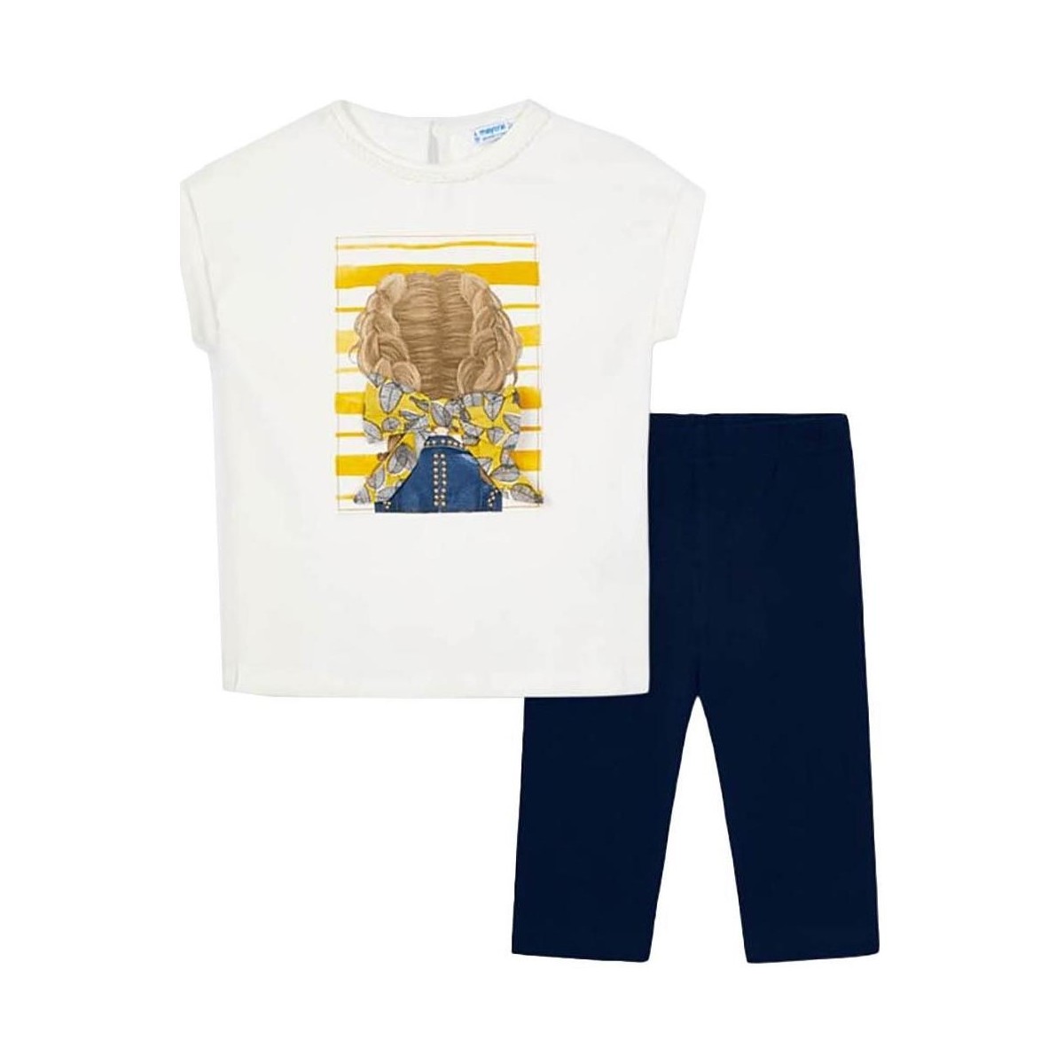 Textil Rapariga T-shirts e Pólos Mayoral  Azul