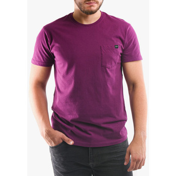 Textil Homem T-shirts e Pólos Edwin T-shirt avec poche violet