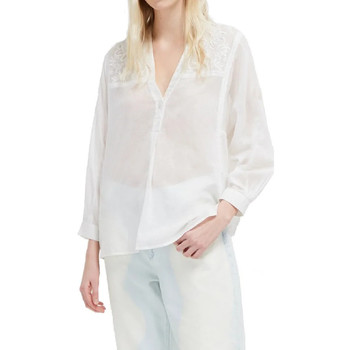 Textil Mulher T-shirt mangas compridas French Connection  Branco