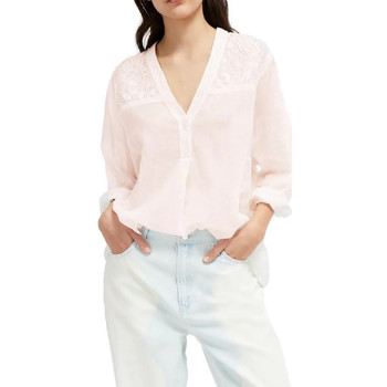 Textil Mulher T-shirt mangas compridas French Connection  Rosa