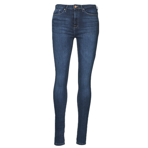 Textil Mulher The Skinny Dark Stars Pave slim Only ONLPAOLA Azul / Escuro