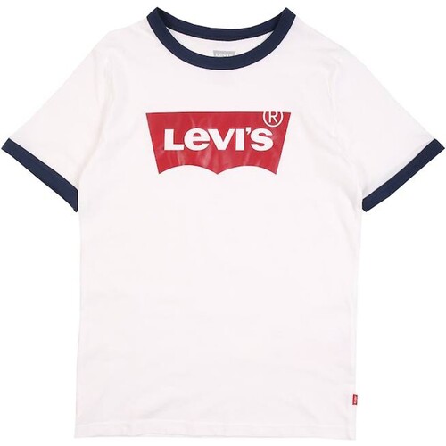 Textil Rapariga T-Shirt mangas curtas Levi's 160407 Branco