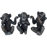 Casa Estatuetas Signes Grimalt Macaco Figura 3 Unidades Negro