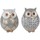 Casa Estatuetas Signes Grimalt Owls 2 Different S Set 2U Multicolor