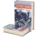 Cestos e Caixas decorativas Signes Grimalt  Caixas De Livros 2U Do Safari Zebra