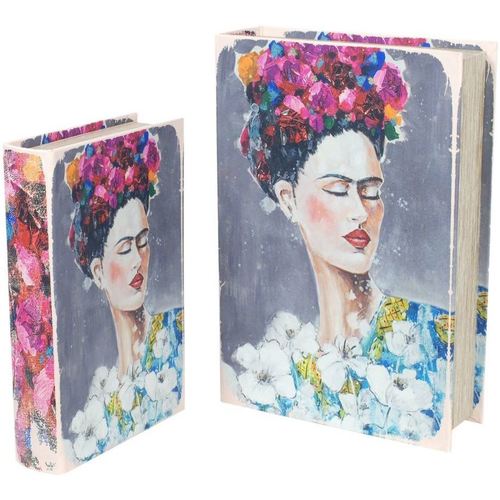 Casa Harmont & Blaine  Signes Grimalt Caixas De Livros Frida Set 2U Multicolor