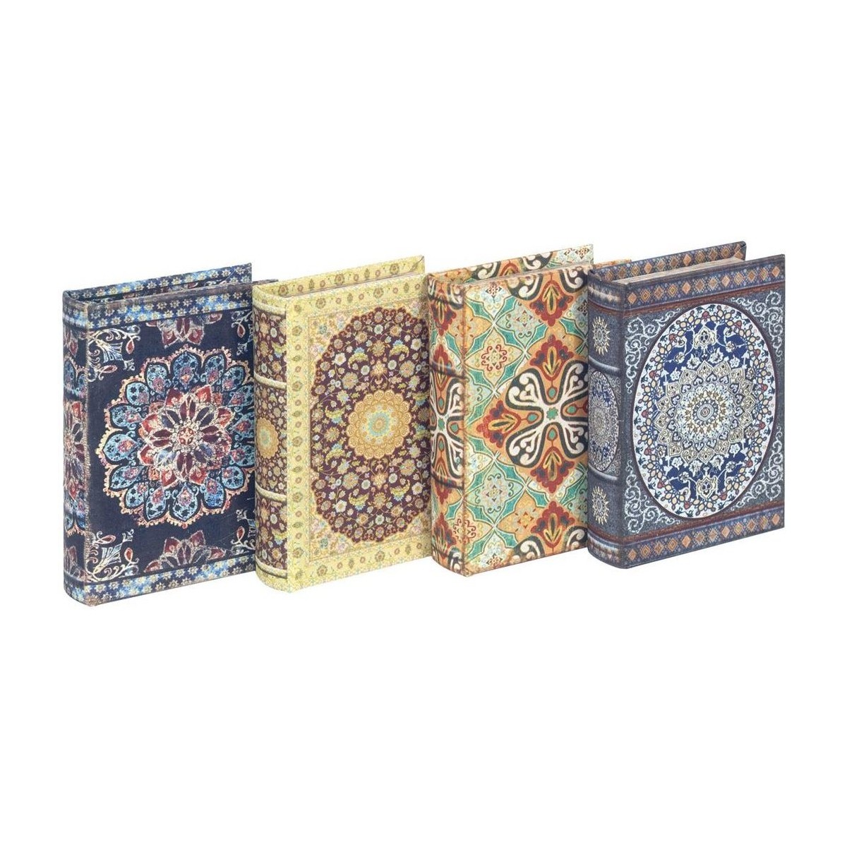 Casa Cestos e Caixas decorativas  Signes Grimalt Mandala Book Boxes Set 4U Multicolor