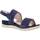 Sapatos Sandálias Stonefly EVE 9 VELOUR Azul