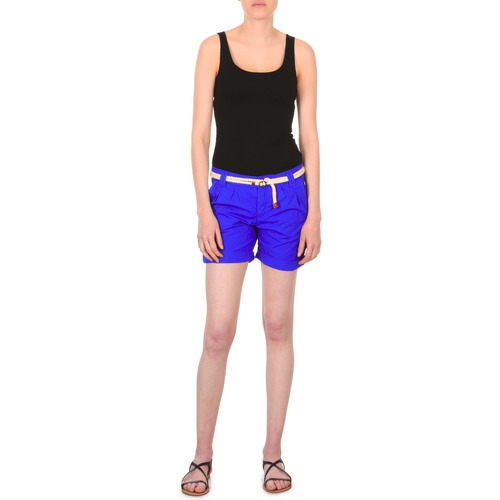 Textil Mulher Shorts / Bermudas Tee-shirt dentelle et épaules dénudées CALOUNDRA Azul