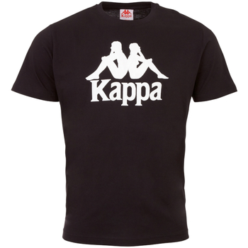 Textil Rapaz T-Shirt mangas curtas Kappa Caspar Kids T-Shirt Preto