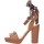 Sapatos Mulher Sandálias Liu Jo  Castanho
