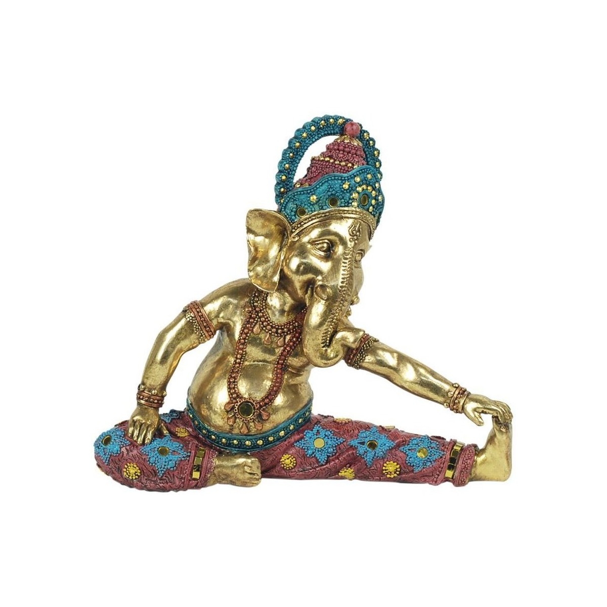 Casa Estatuetas Signes Grimalt Figura Ganesha Yoga Ouro