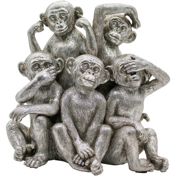 Casa Estatuetas Signes Grimalt Macaco Plateado