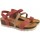 Sapatos Mulher Multi-desportos Interbios Lady sandália INTER BIOS 5655 taupe Vermelho