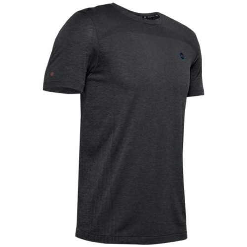 Textil Homem T-Shirt mangas curtas Under Armour Prototype Rush Seamless Fitted SS Tee Preto