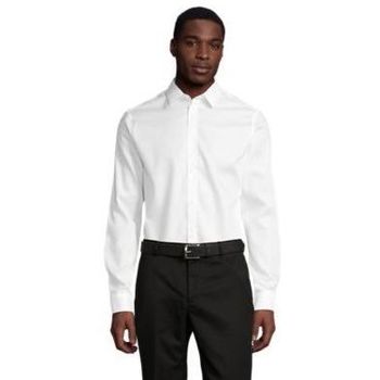 Textil Homem Camisas mangas comprida Sols BLAISE MEN Blanco óptimo